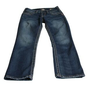 Silver Jeans Suki Capri Jeans Sz 26 (25"x25.5" Actual)